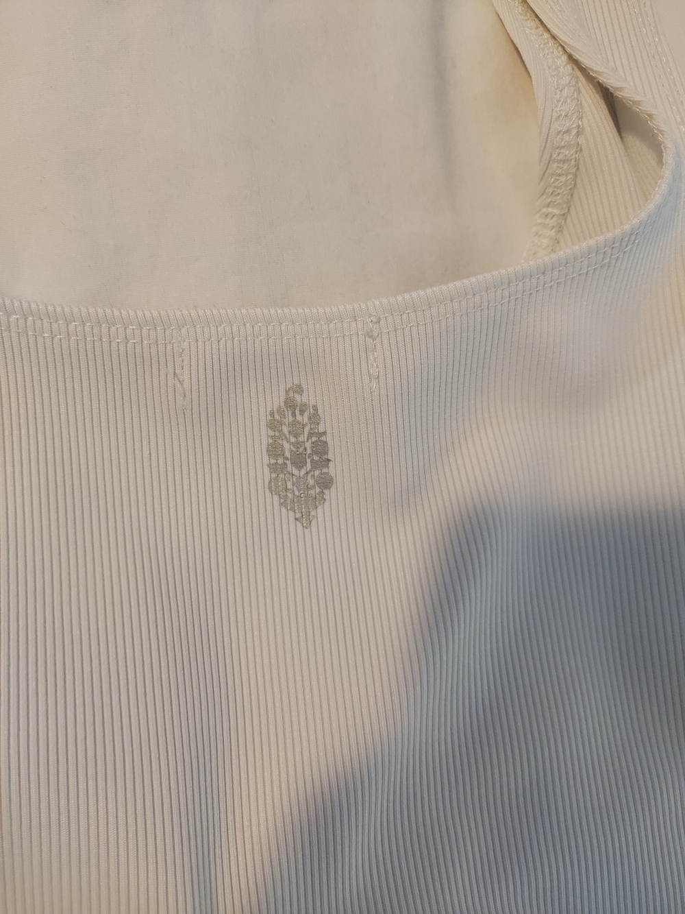 FP Movement Happiness Runs Square Neck Crop Tank - White - Picture 8 of 9